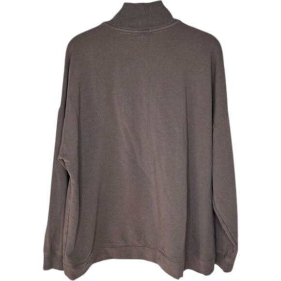 Barefoot Dreams Malibu Collection CozyChic Loungewear Fleecy Top - Mineral - 1X - Picture 6 of 11